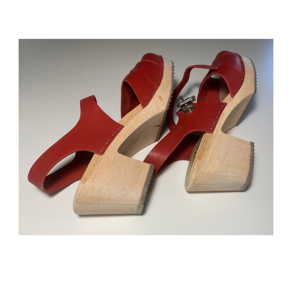 Lotta Peep-toe Clogs (wms9) - Picture 5 of 6